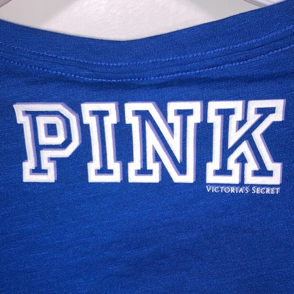 Indianapolis Colts PINK V Neck Blue Football Jersey Shirt Blouse Small - Picture 7 of 8